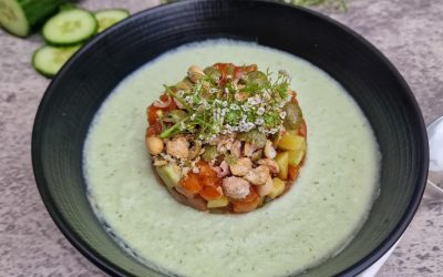 Cucumber Coconut Gazpacho – A Refreshing Twist by Your Private Chef Tenerife